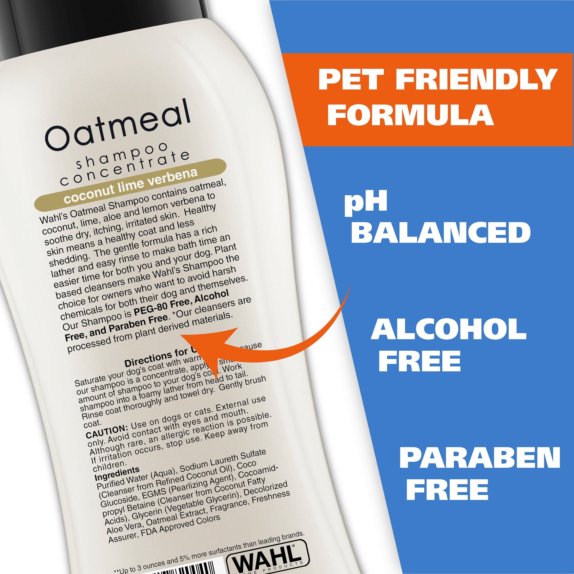 Oatmeal Dog Shampoo Concentrate, Coconut Lim Verbena - Model 820004A